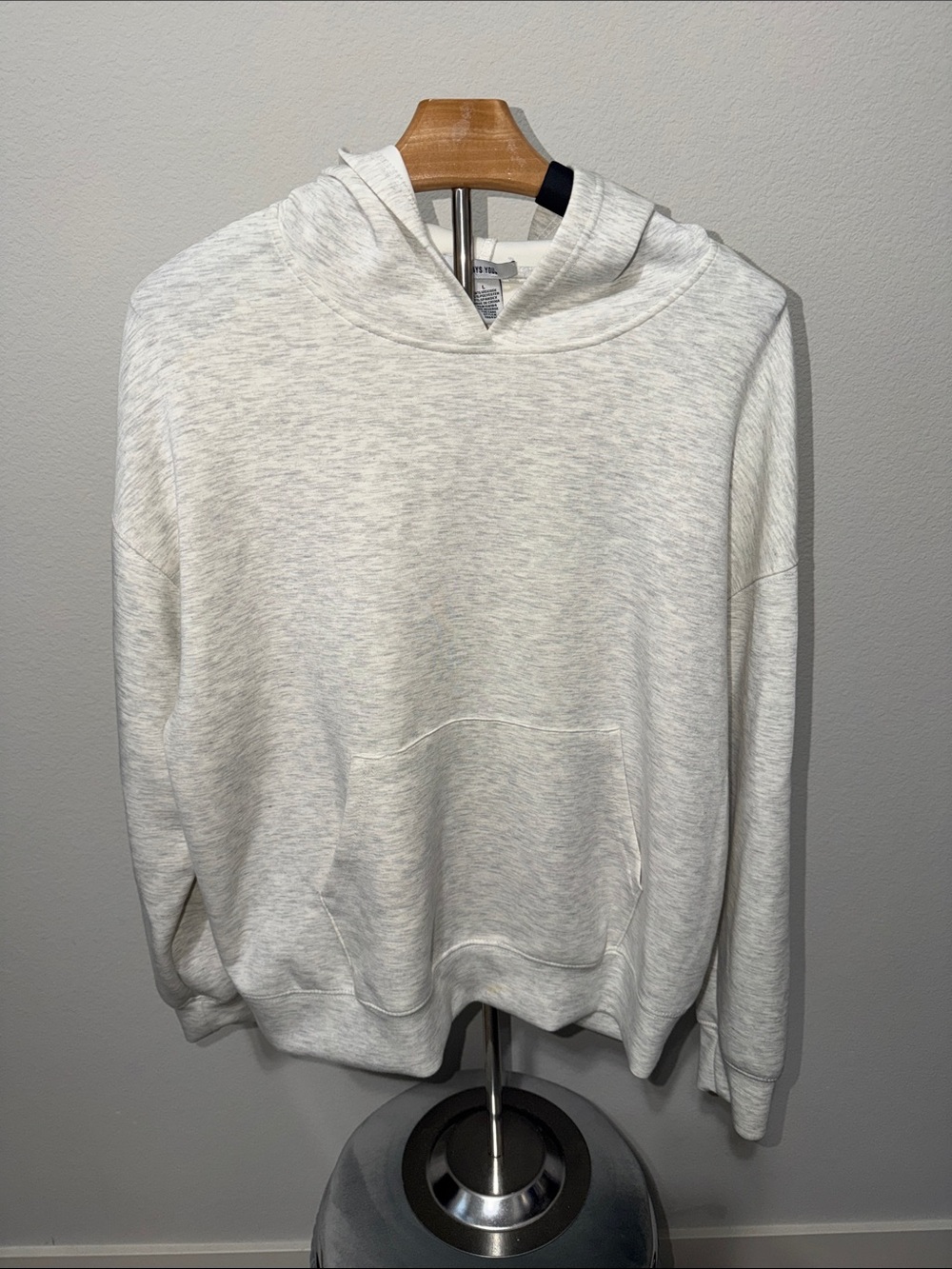 NWT Always You women’s Heather Cream Pullover Hoodie
